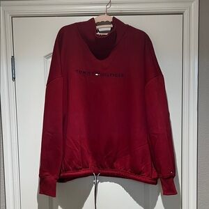 Women XXL Tommy Hilfiger Deep Red Pullover